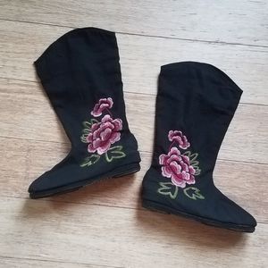 Embroidered Boots